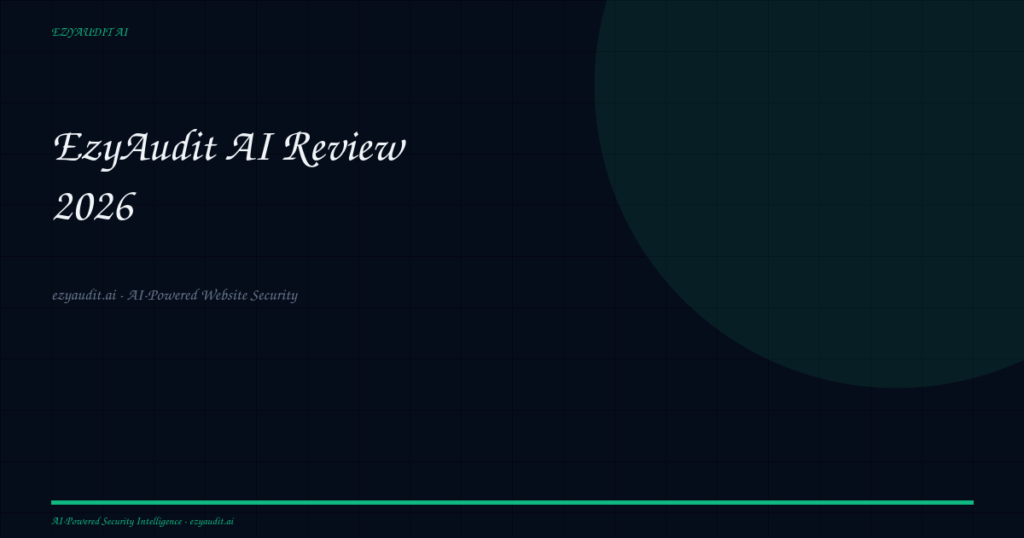 EzyAudit AI Review 2026: The Best Website Security Scanner for WordPress?
