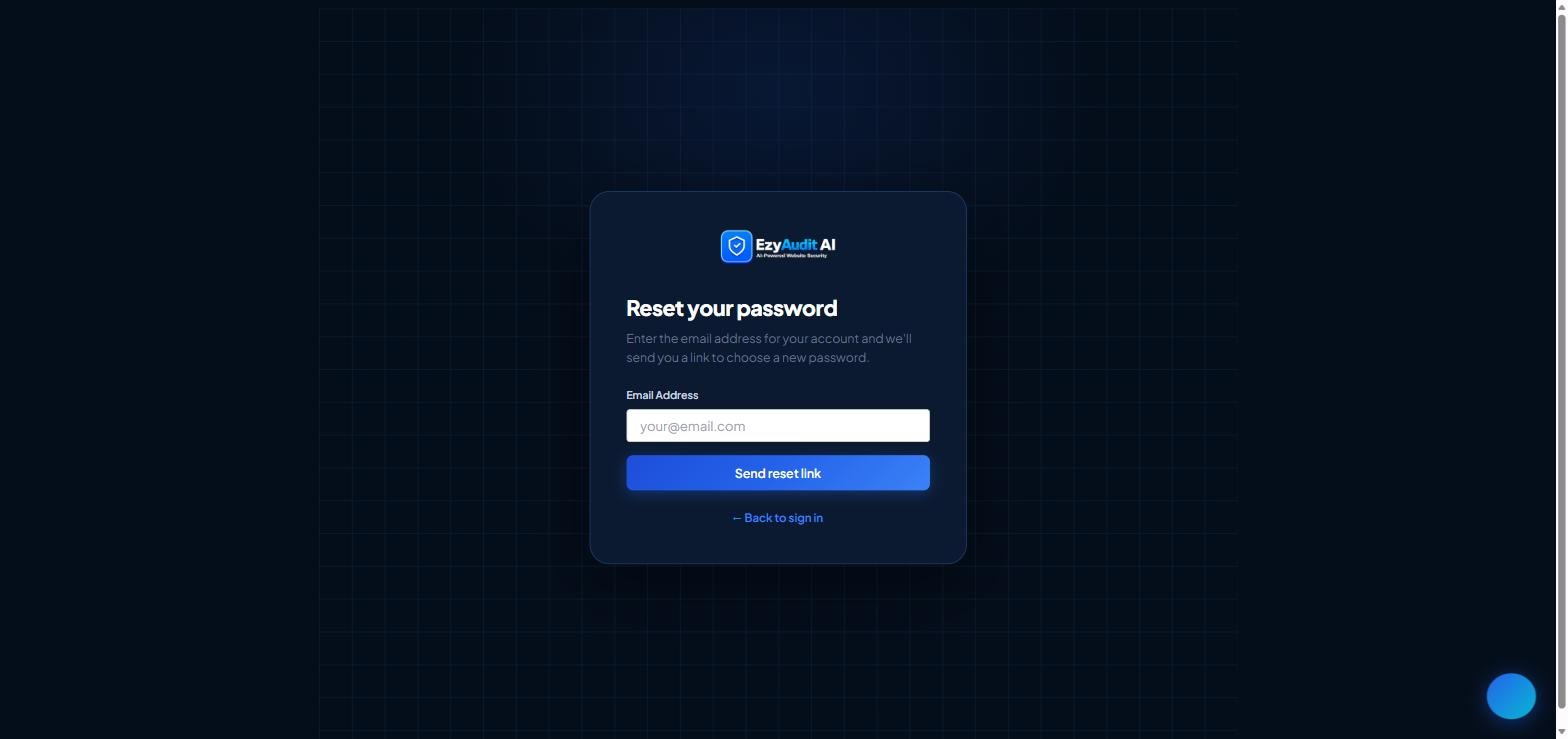 The Forgot password screen on the sign-in page